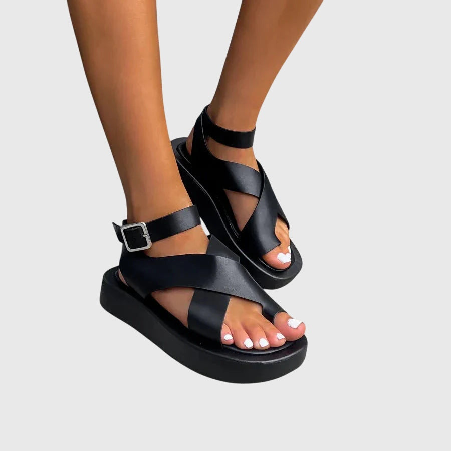 Bria | Sandali con platform alta