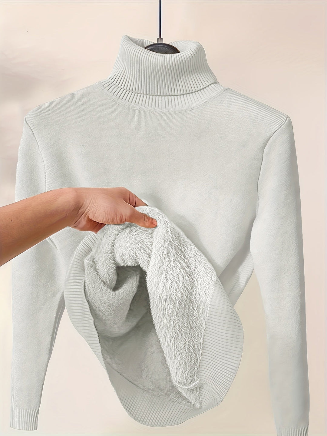 Zerra | Maglione pullover morbido con collo alto — 3