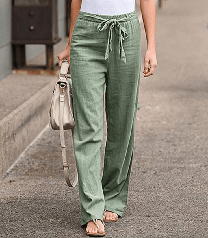 Joleen | Pantaloni con coulisse e vita elasticizzata