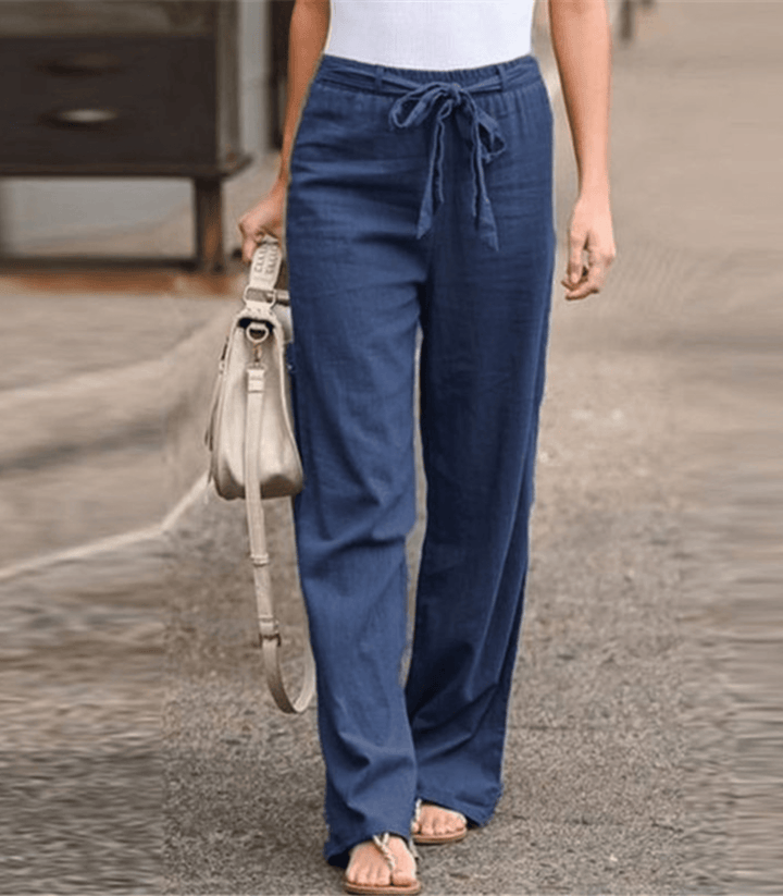 Joleen | Pantaloni con coulisse e vita elasticizzata