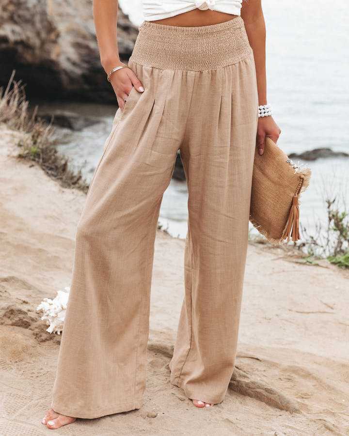 Aileen | Pantaloni da spiaggia a gamba ampia