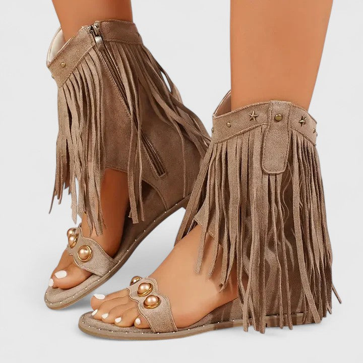 Eira | Sandali chic con frange