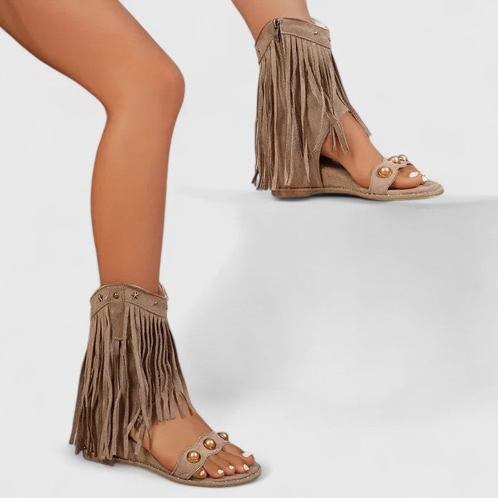 Eira | Sandali chic con frange