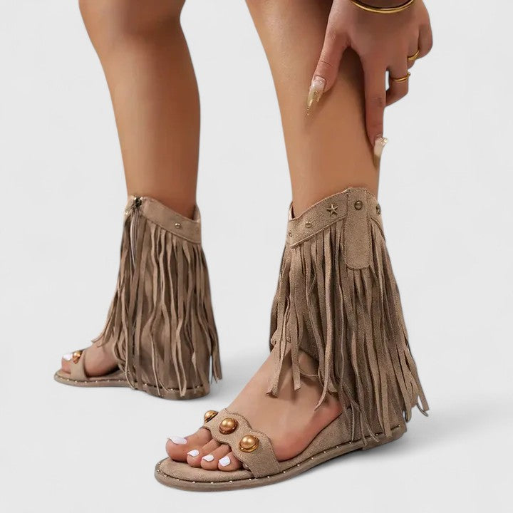 Eira | Sandali chic con frange