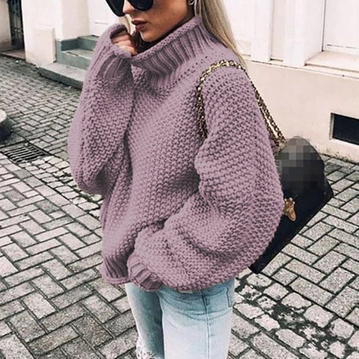 Celine - Maglione dolcevita a maglia grossa — 4