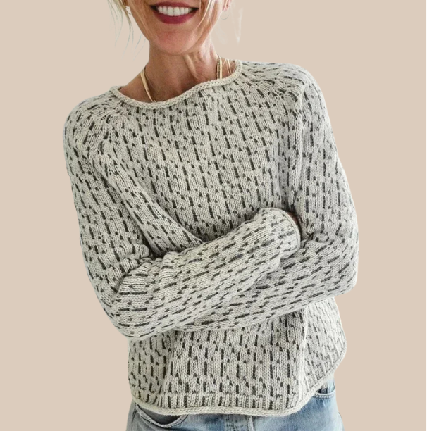 KRISTINE – ACCOGLIENTE MAGLIA IN MAGLIA STRUTTURATA — 1