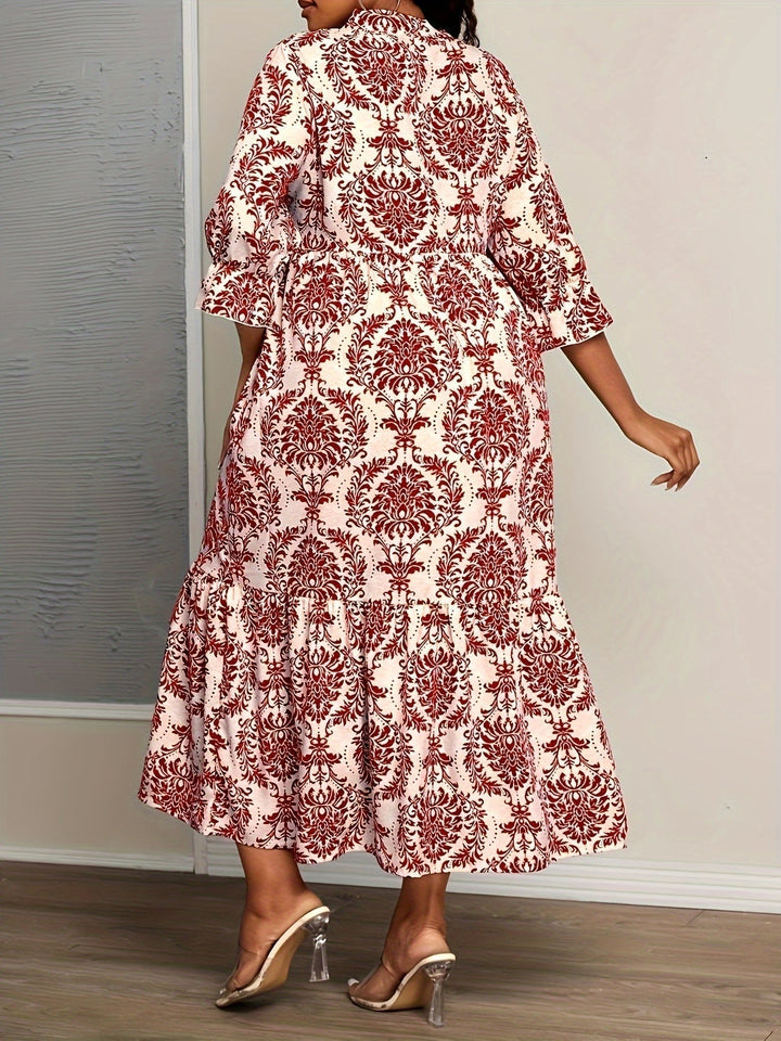 Molly | Abito boho con stampa mosaico
