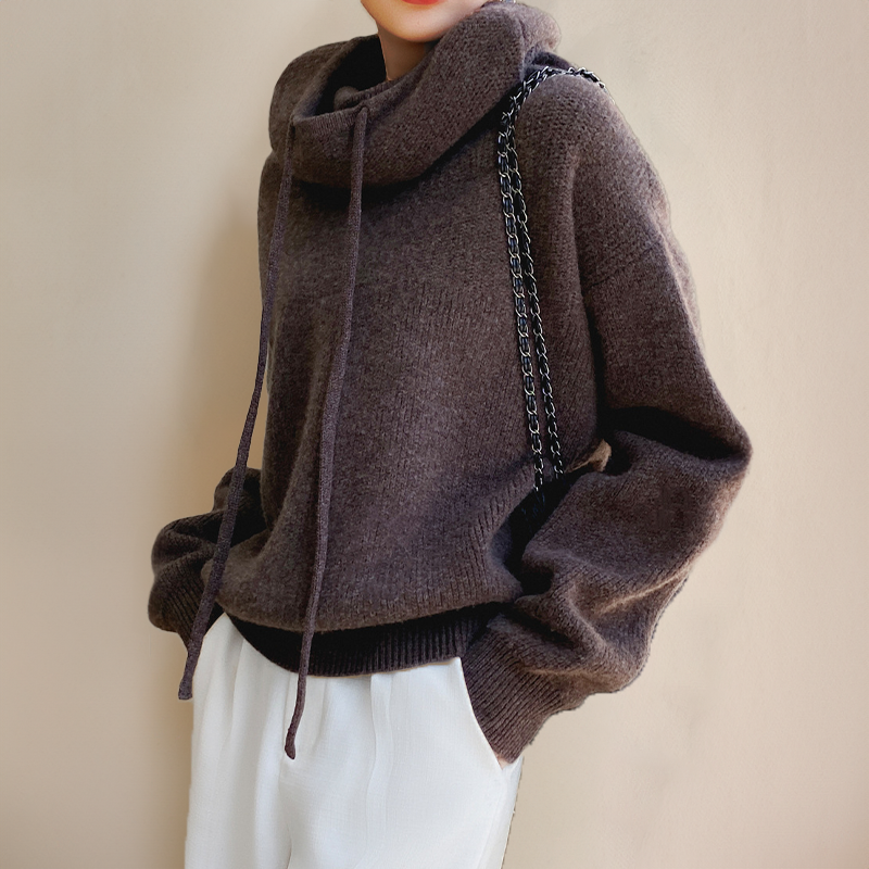 Deborah | Stile pullover con cappuccio accogliente in cashmere — 6