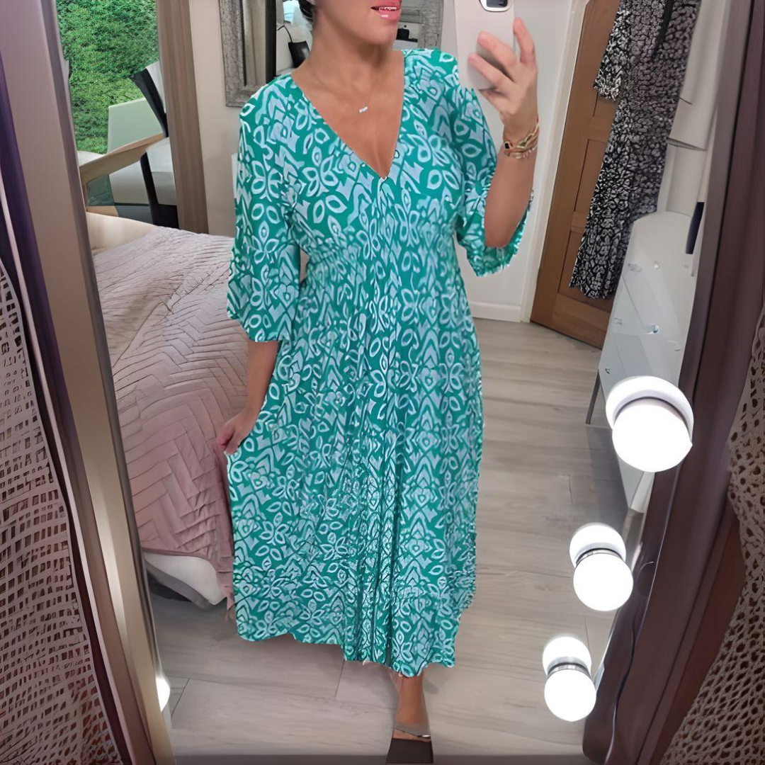 Lillia | Abito boho stampato