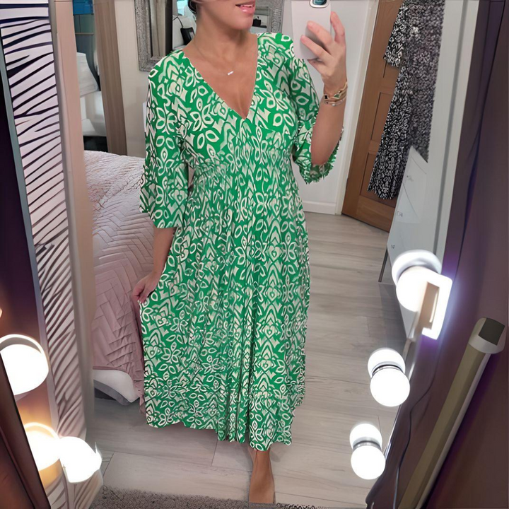 Lillia | Abito boho stampato