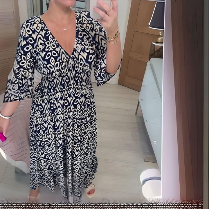 Lillia | Abito boho stampato