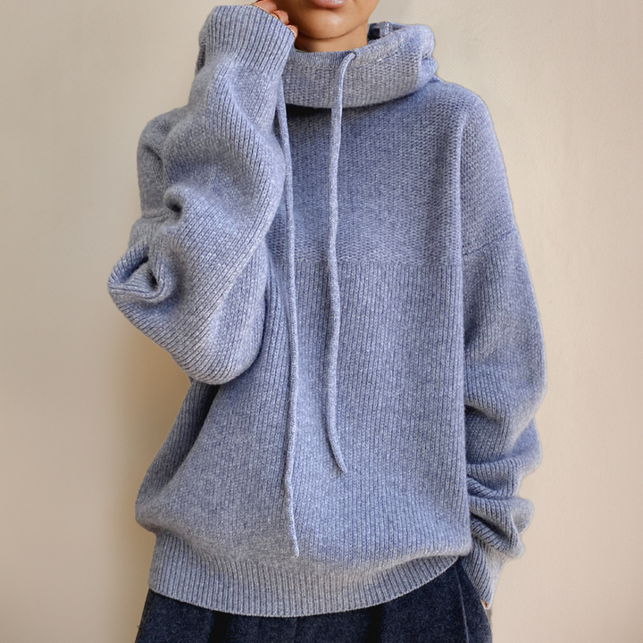 Deborah | Stile pullover con cappuccio accogliente in cashmere — 7