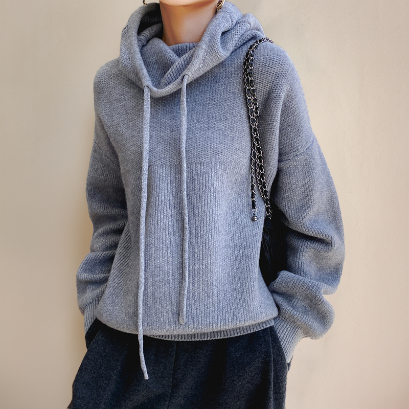 Deborah | Stile pullover con cappuccio accogliente in cashmere — 4