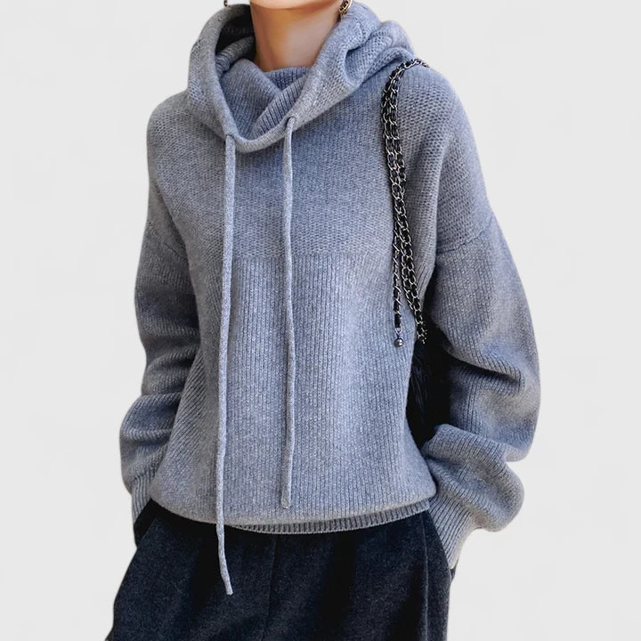Marie | Felpa con cappuccio in maglia accogliente — 7