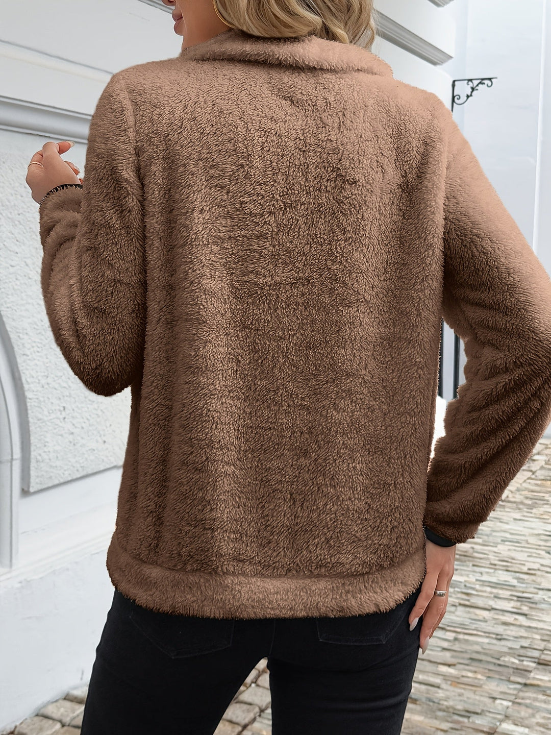 Juliette | Felpa con cappuccio e mezza zip