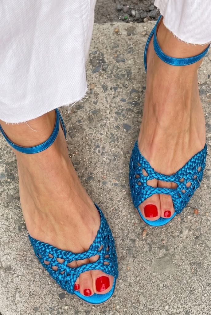 Isadora™ | Sandali Intrecciati Dorati – Chiara Rossetti, immagine 10