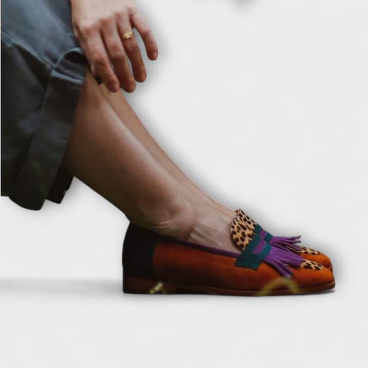 Fallon™ | Mocassini marroni leopardati