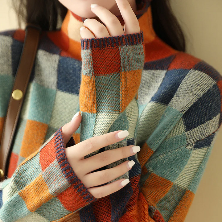 Evelyn | Comodo maglione retrò in cashmere — 6