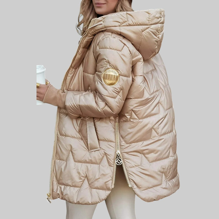 Cecilia | Cappotto autunnale elegante con cappuccio