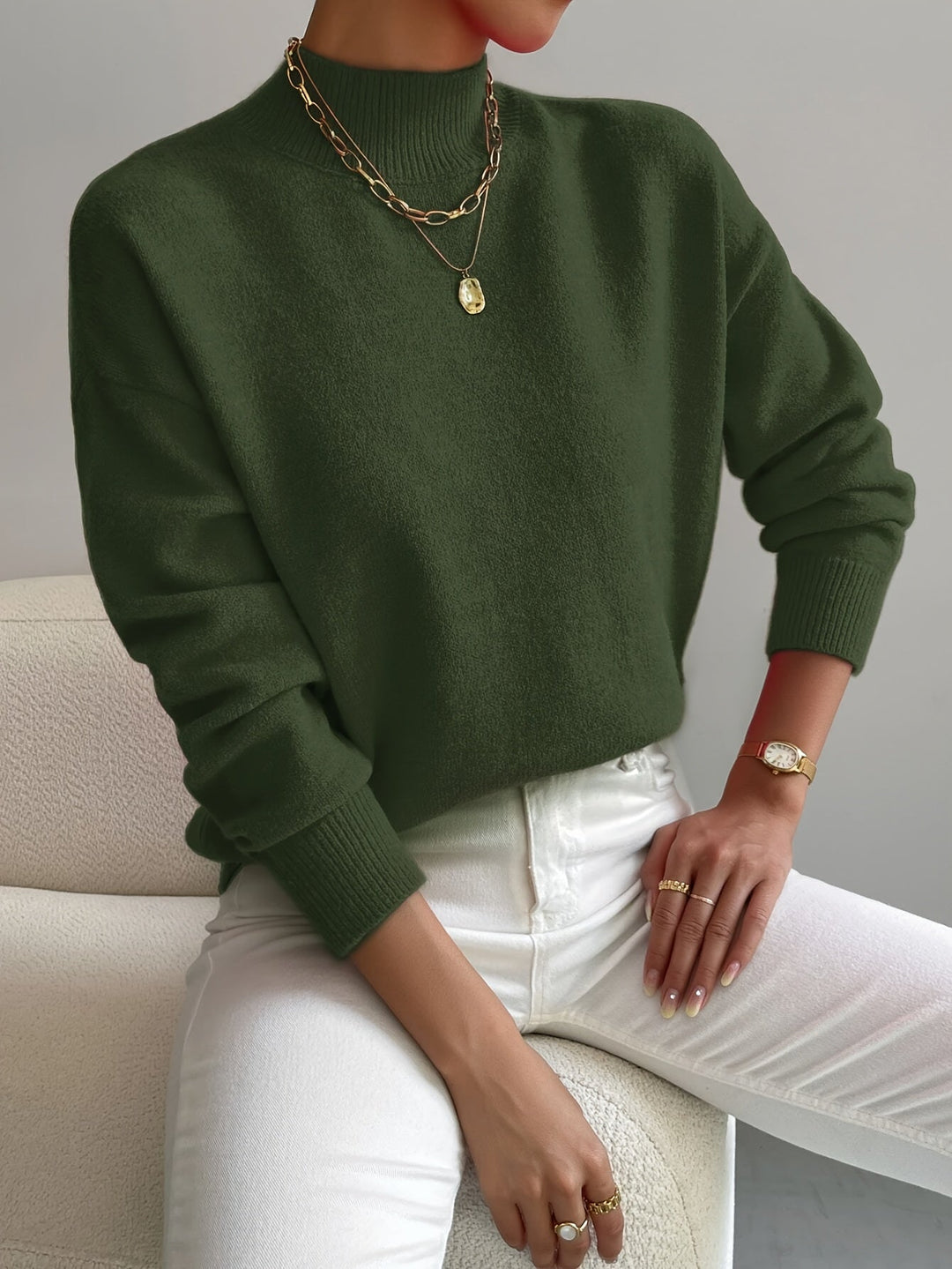 Marilena™ | Maglione dolcevita elegante — 8