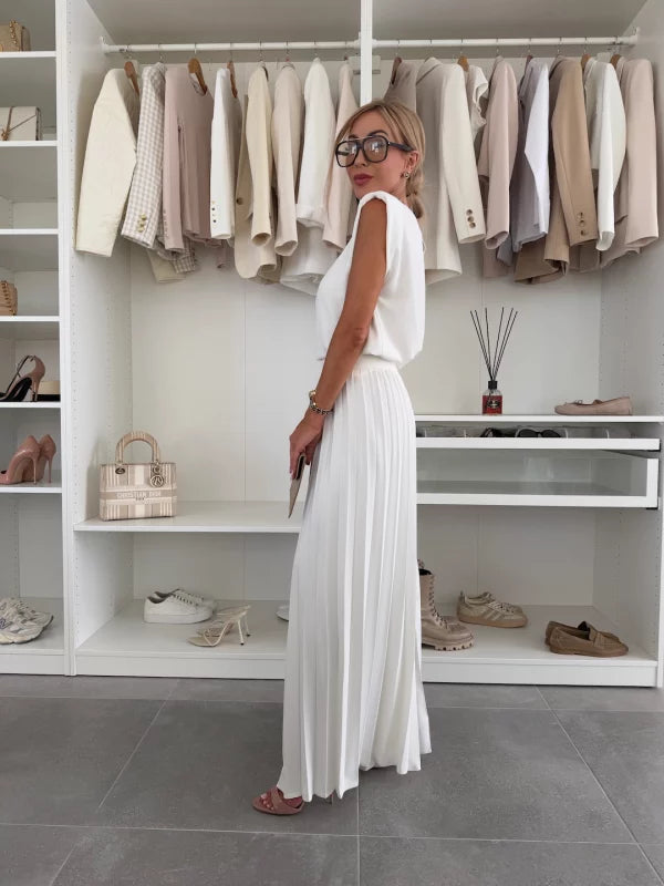 Marian | Completo elegante plissettato