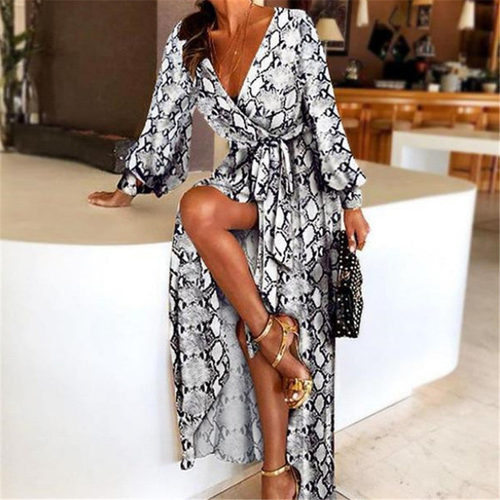 Faye | Abito boho stampato