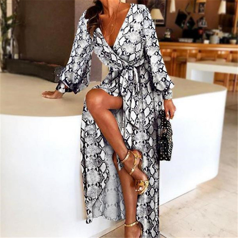 Faye | Abito boho stampato