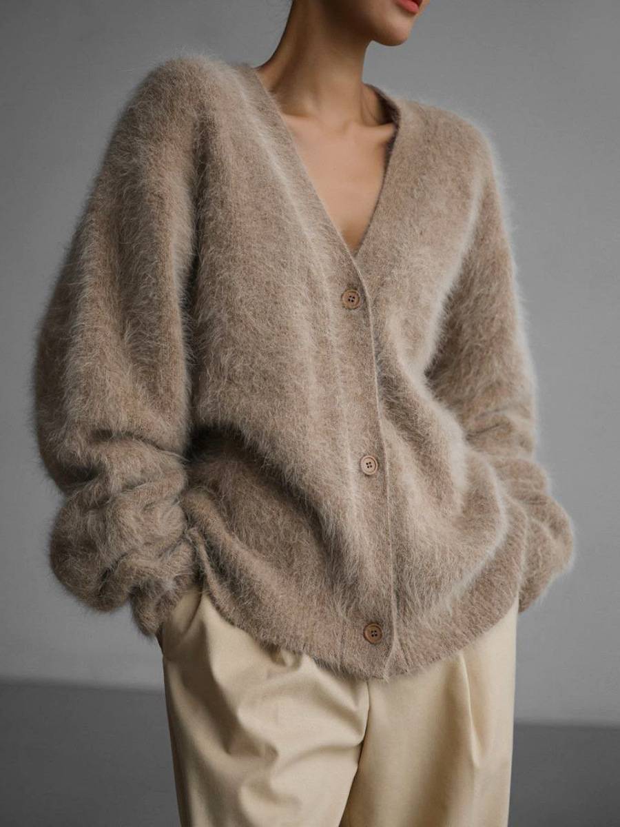 Grace | Cardigan oversize in cashmere — 2